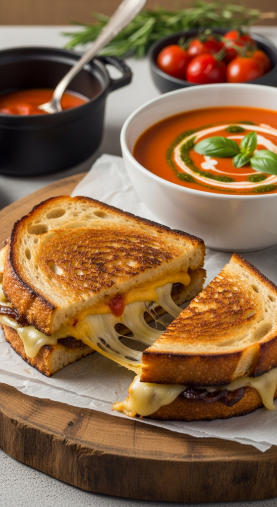 Grilled Cheese and Tomato Soup Upgrade