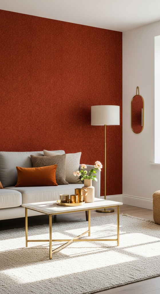 Rust and Burnt Orange Wallpaper