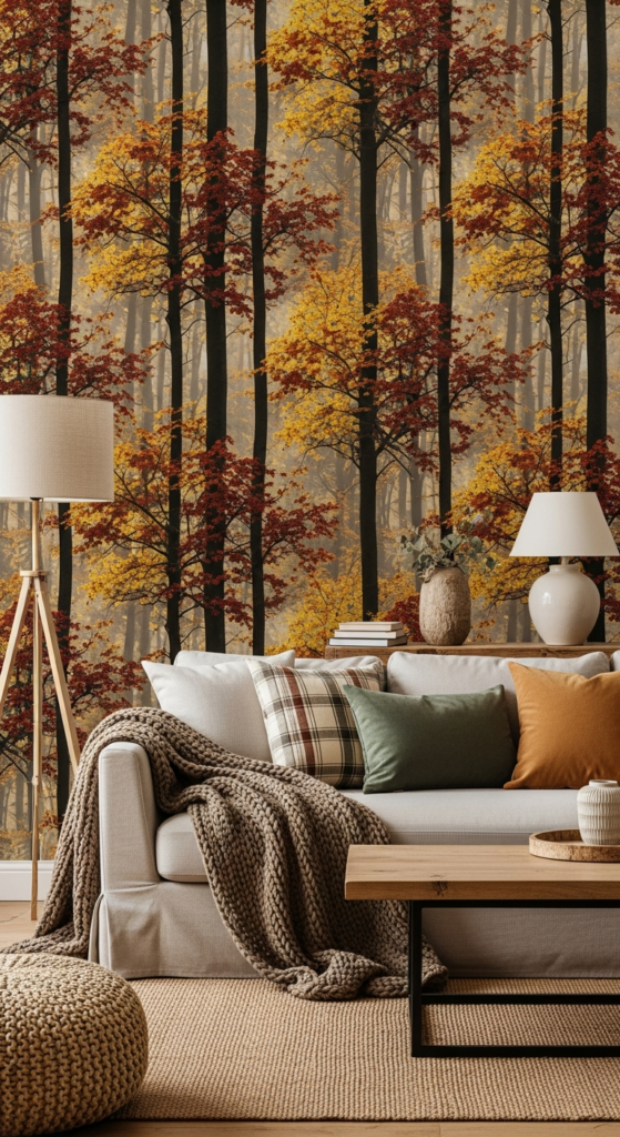 Forest-Inspired Scenic Wallpaper