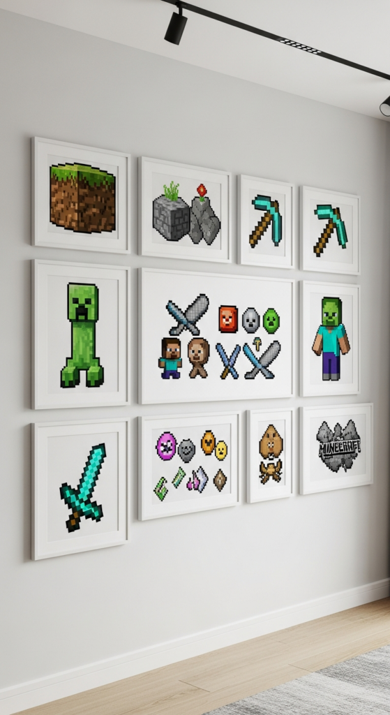 Pixel Art Gallery Walls