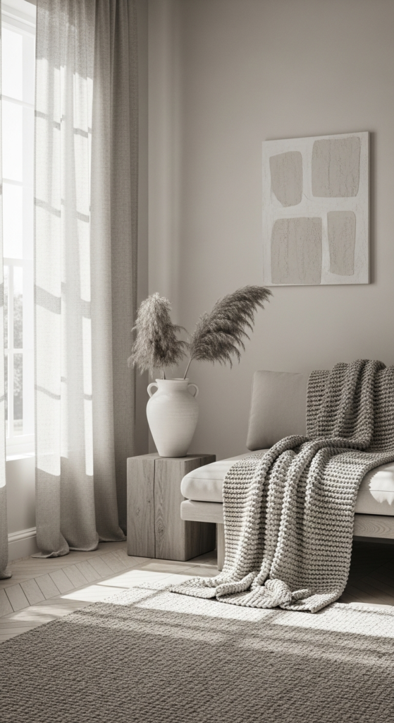 Monochrome Beige Color Layering