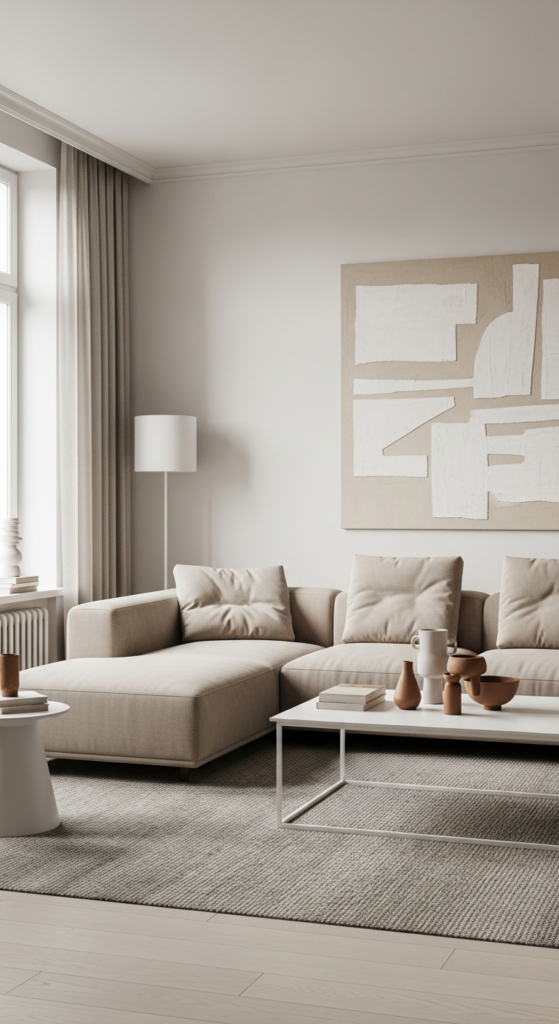 Beige and White Balance