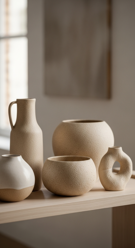 Beige Decorative Ceramics