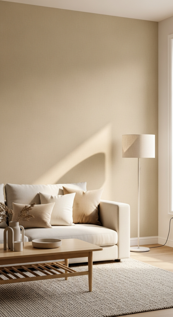 Soft Beige Accent Walls