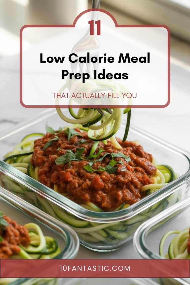 11 Low Calorie Meal Prep Ideas that Actually Fill You
