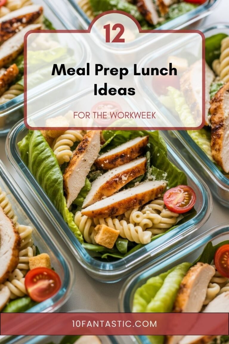 12 Meal Prep Lunch Ideas for The Workweek