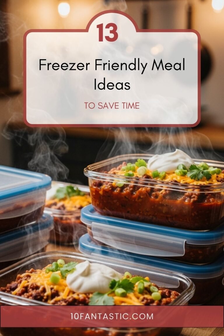13 Freezer Friendly Meal Ideas to Save Time