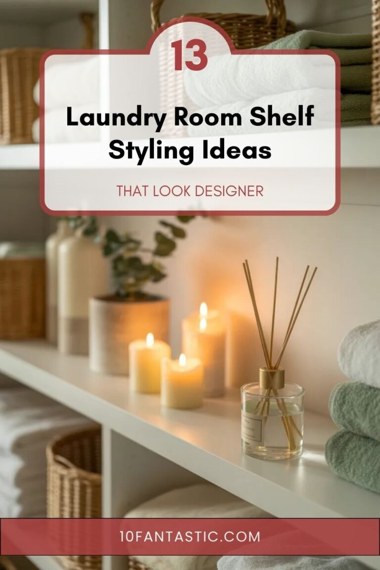 13 Laundry Room Shelf Styling Ideas that Look Designer