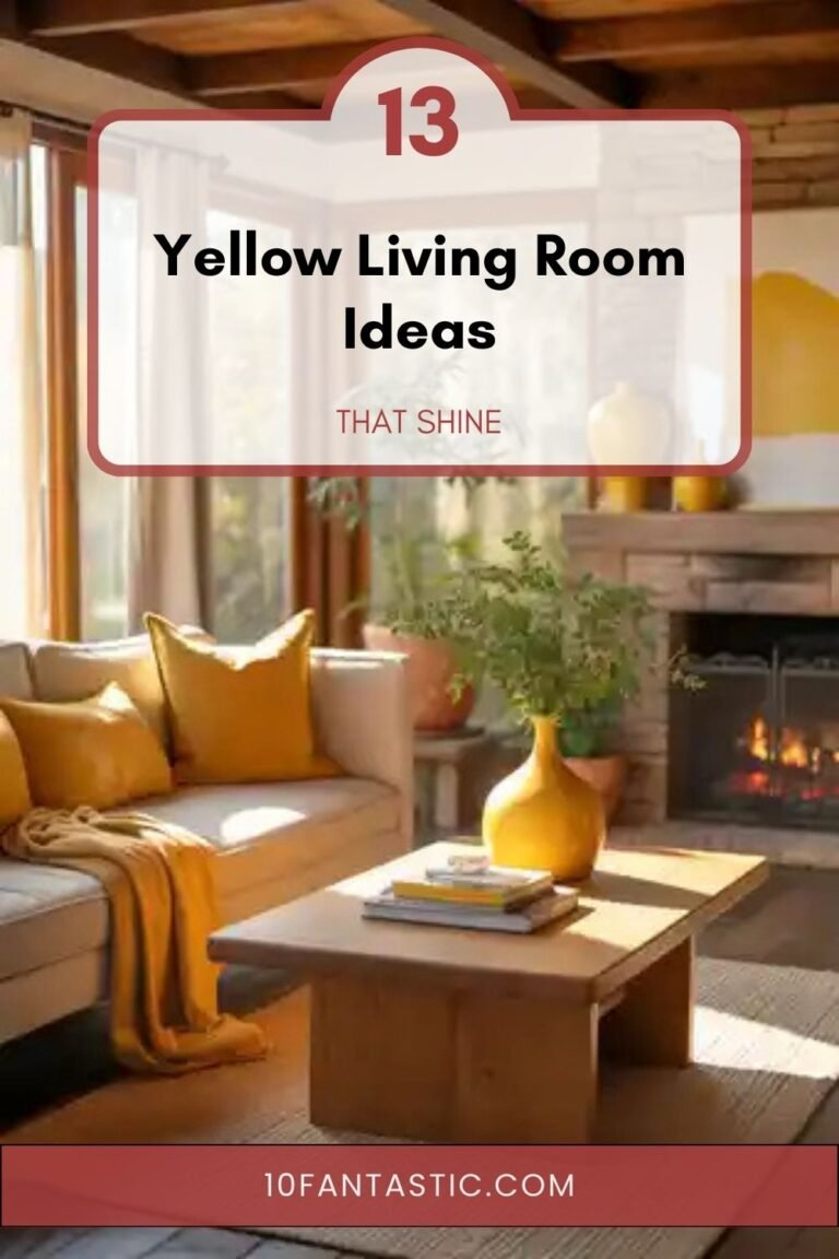 13 Yellow Living Room Ideas that Shine