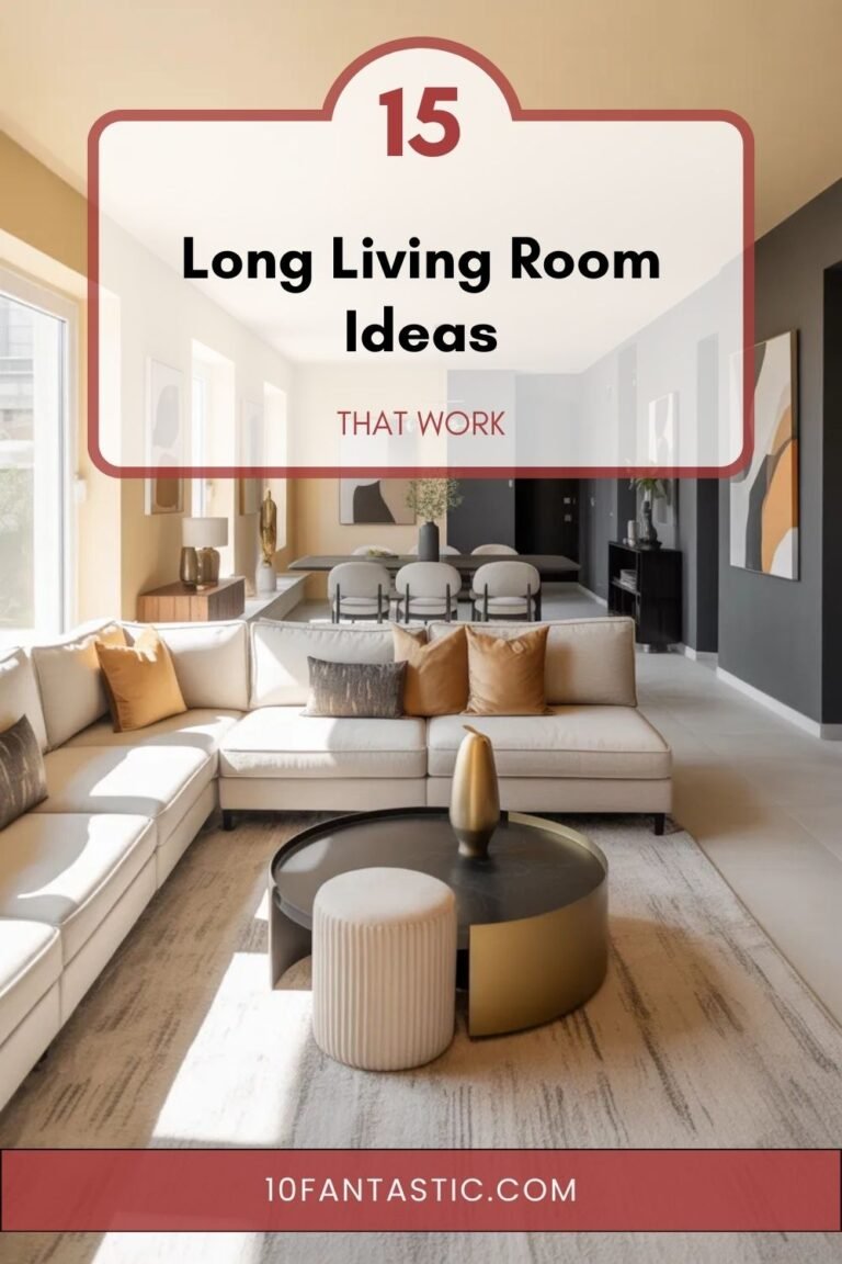 15 Long Living Room Ideas that Work