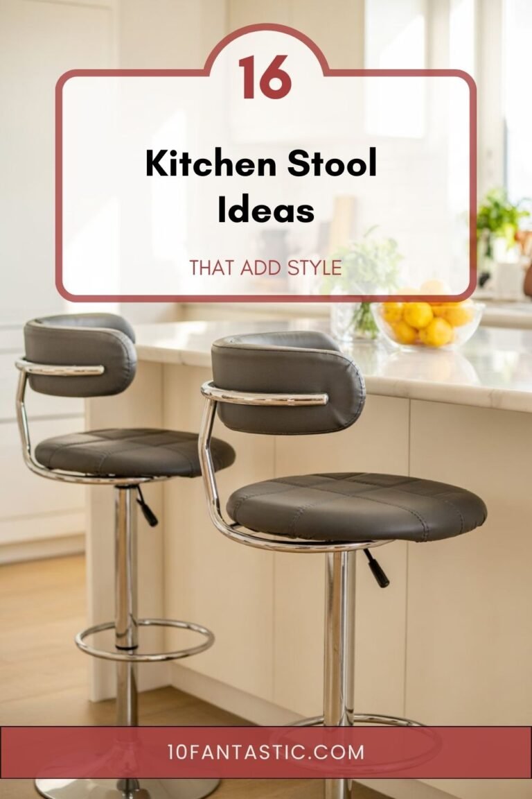 16 Kitchen Stool Ideas that Add Style