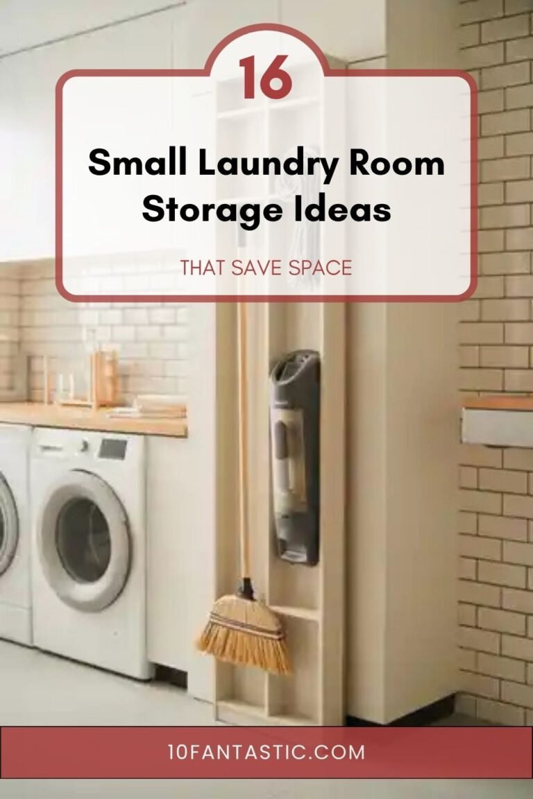 16 Small Laundry Room Storage Ideas that Save Space