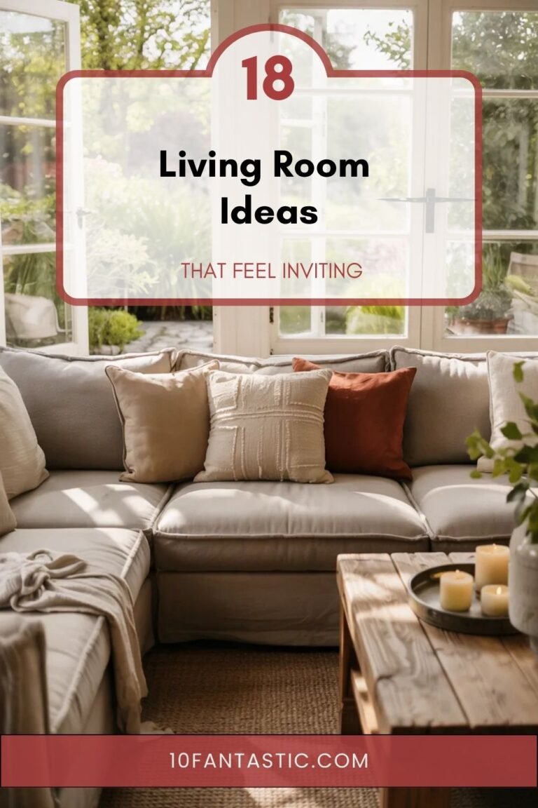 18 Living Room Ideas that Feel Inviting