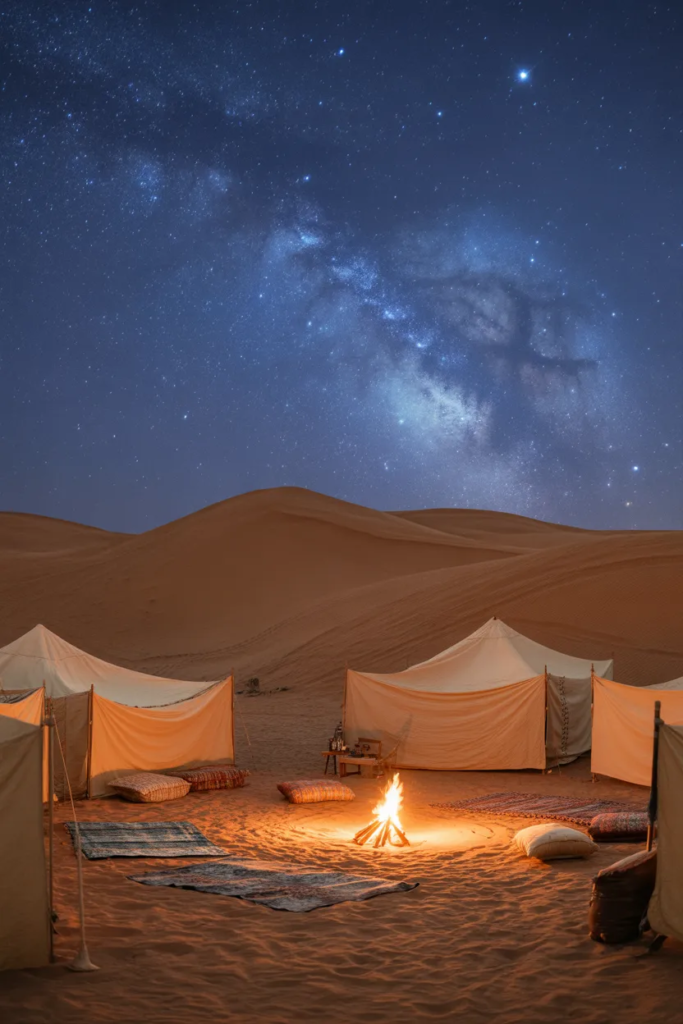 Desert Camping in Wadi Rum, Jordan