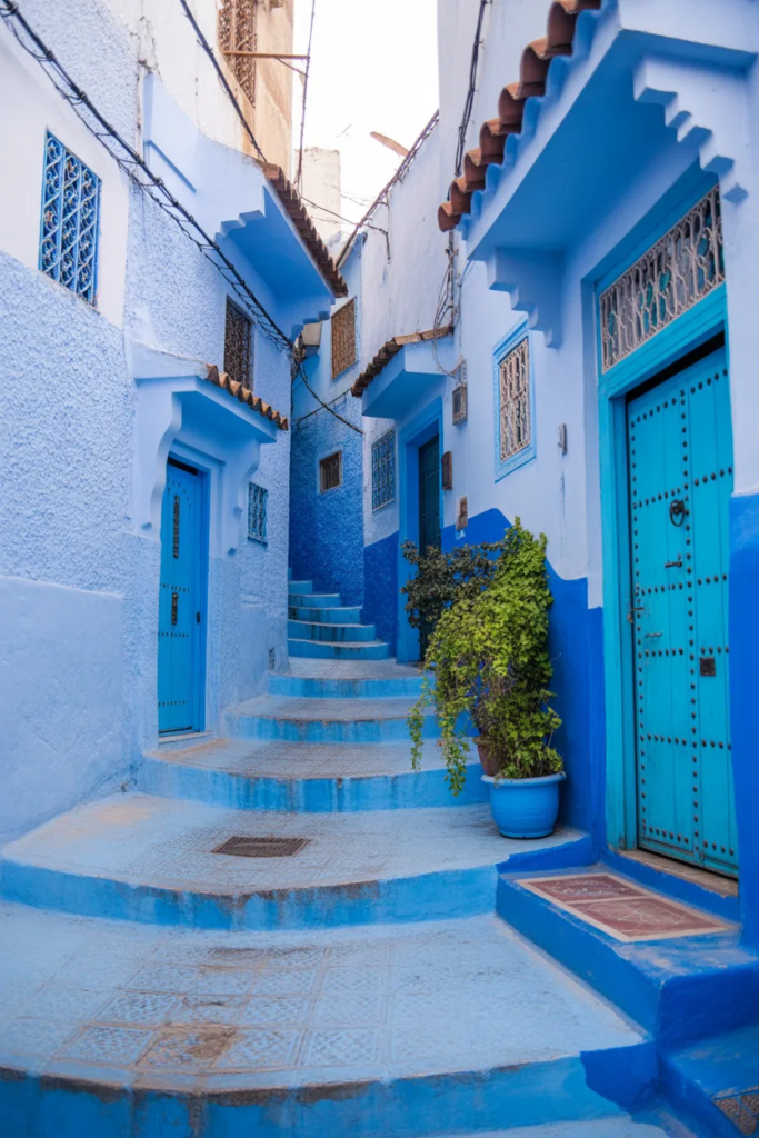 Colorful Streets of Chefchaouen, Morocco