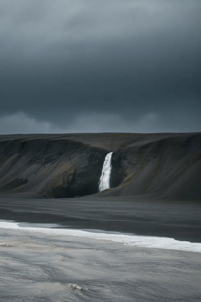Iceland Waterfalls and Black Sand Beaches