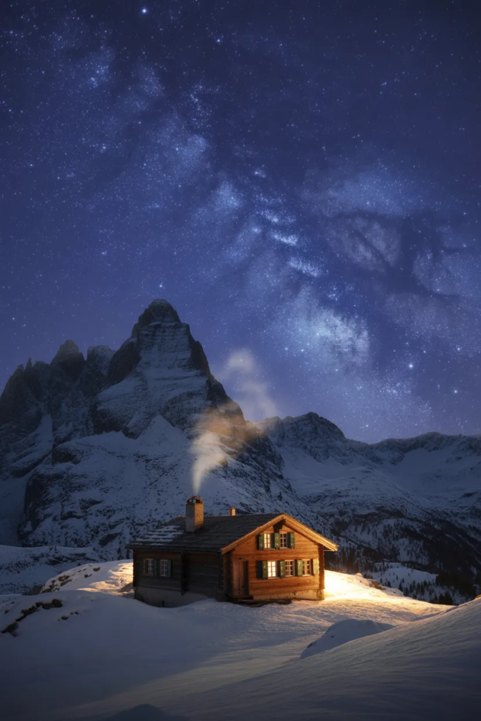 Stargazing in the Swiss Alps