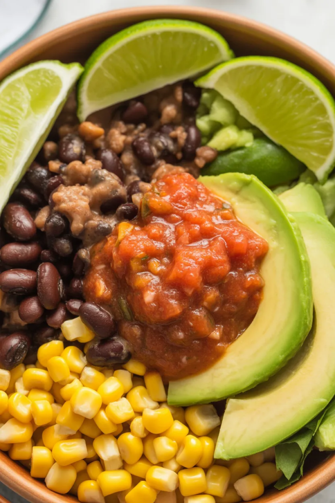 Southwest Black Bean Taco Bowl