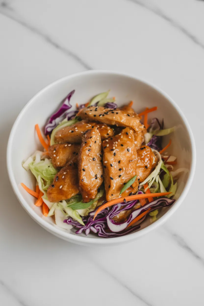 Asian Sesame Chicken Crunch Bowl