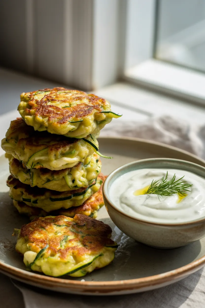 Air Fryer Zucchini Fritters