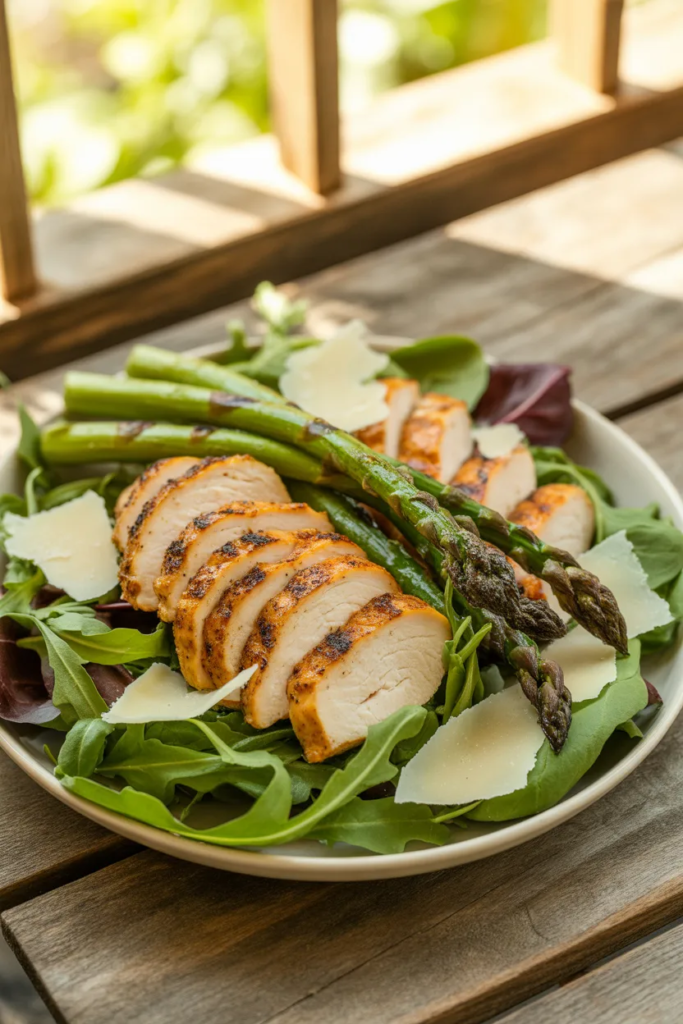 Grilled Chicken and Asparagus Salad