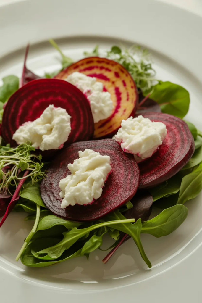 Roasted Beet and Goat Cheese Salad