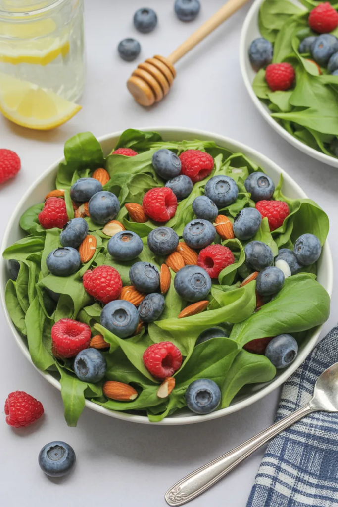 Berry Almond Spring Mix Salad