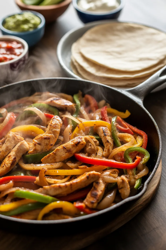 Smoky Skillet Fajitas