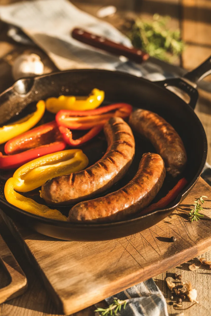 One-Pan Sausage and Peppers