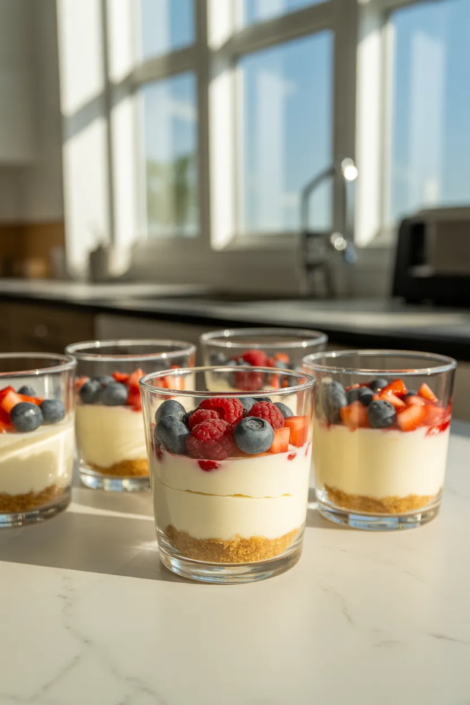 Creamy No-Bake Cheesecake Cups - No-Bake Dessert Ideas