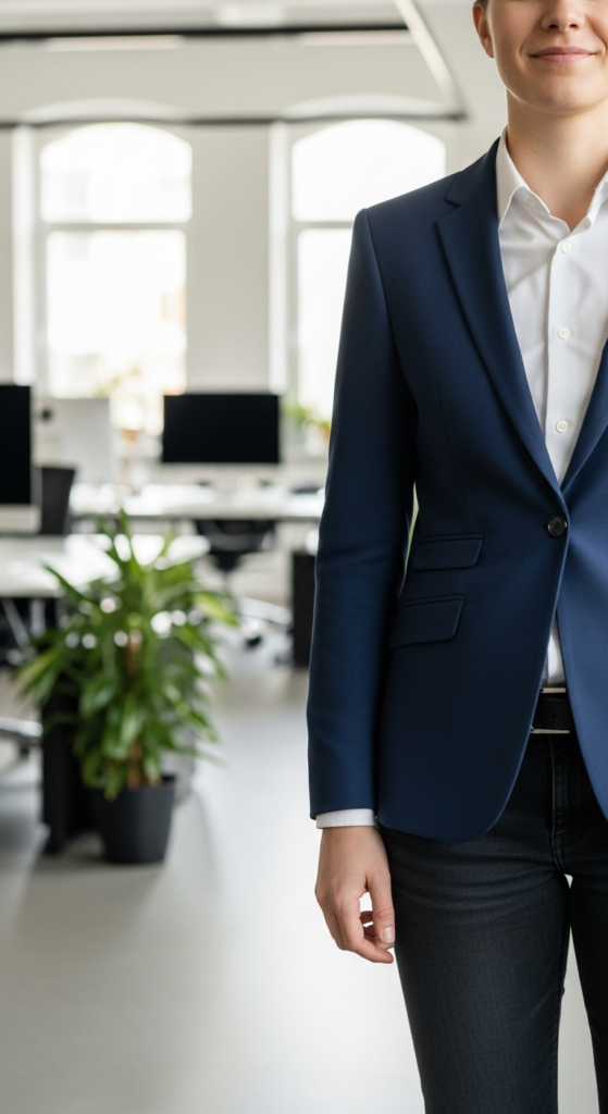 Well-Fitted Dark Jeans - Affordable Workwear Essentials