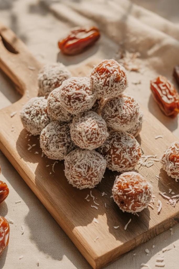 Coconut Date Bliss Balls