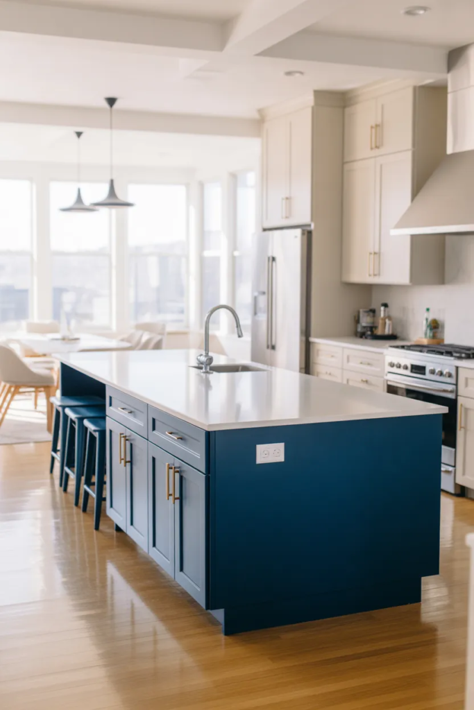 Two-Tone Color Block Island