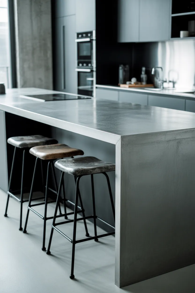 Minimalist Concrete Island