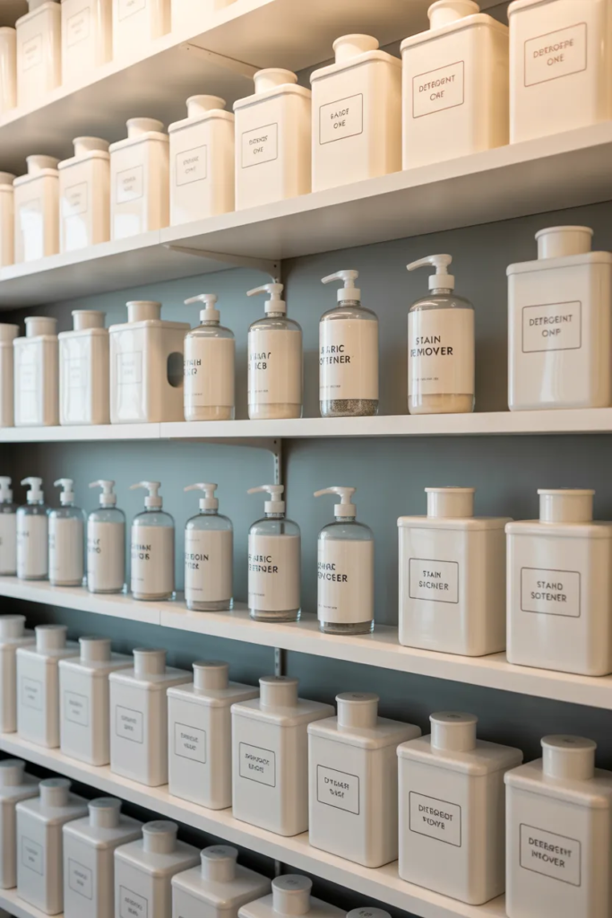 Labeled Canisters and Bottles