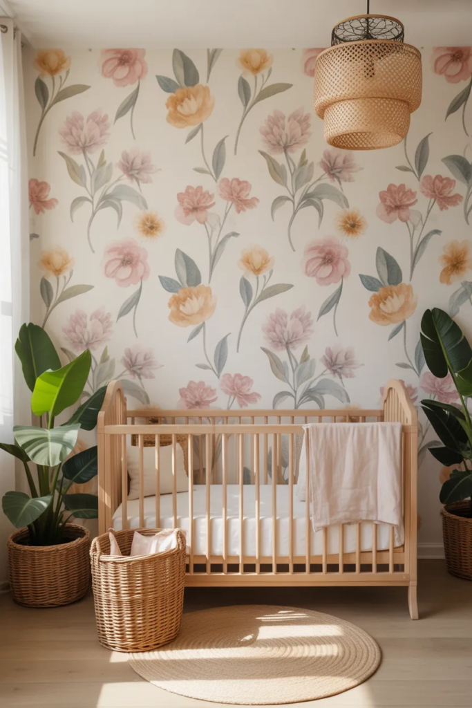 Floral Garden-Inspired Nursery - Girls Nursery Ideas