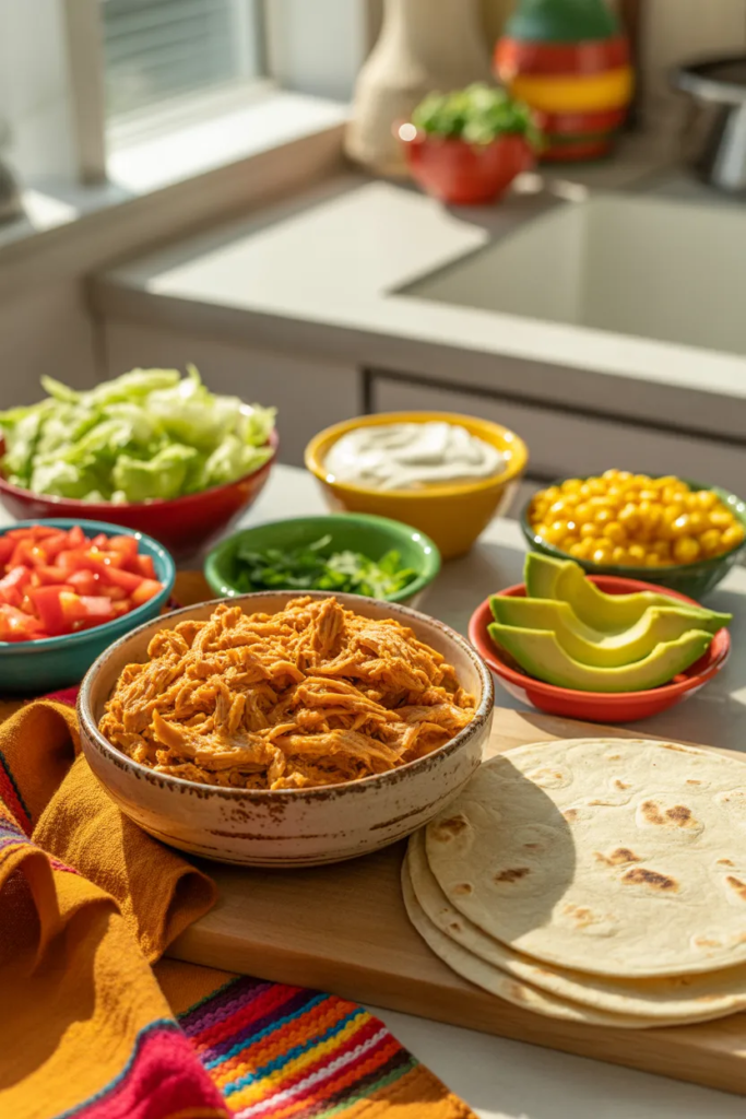 Slow Cooker Chicken Taco Filling