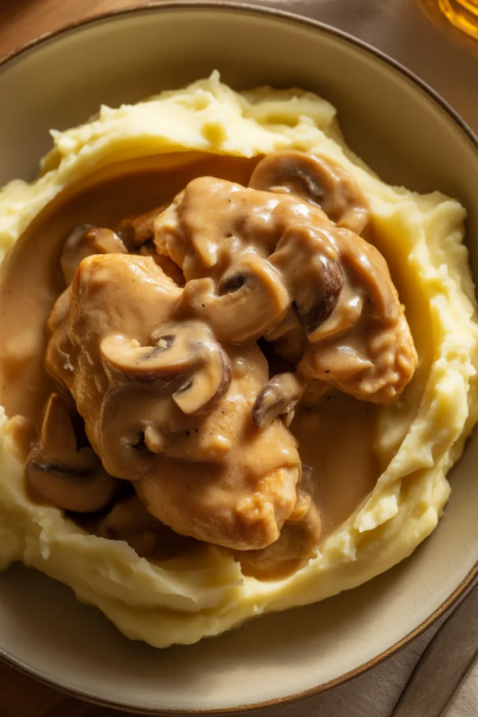 Mushroom and Herb Chicken Gravy