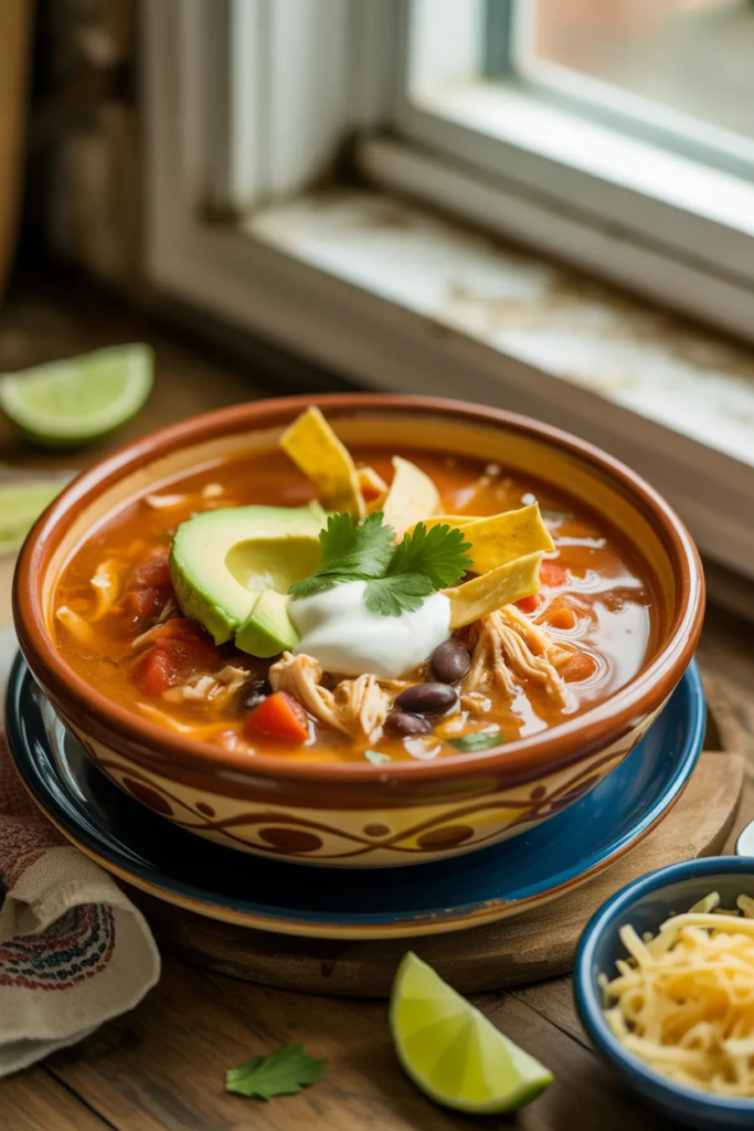 Chicken Tortilla Soup - Crockpot Chicken Recipes