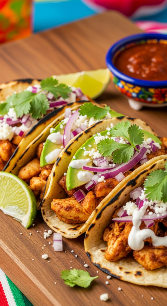 Chicken Tacos with Simple Seasoning - 12 Mexican Weeknight Dinner Recipes Made Simple