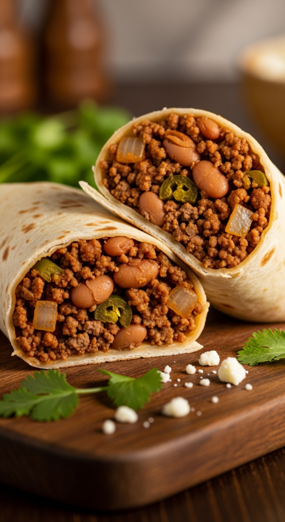 Beef and Bean Skillet Burritos - 12 Mexican Weeknight Dinner Recipes Made Simple