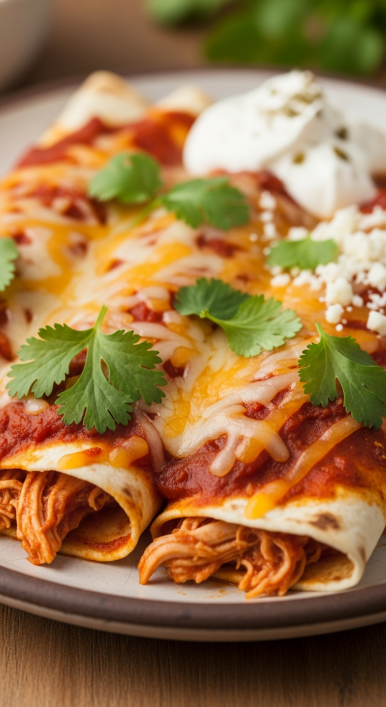 Easy Chicken Enchiladas