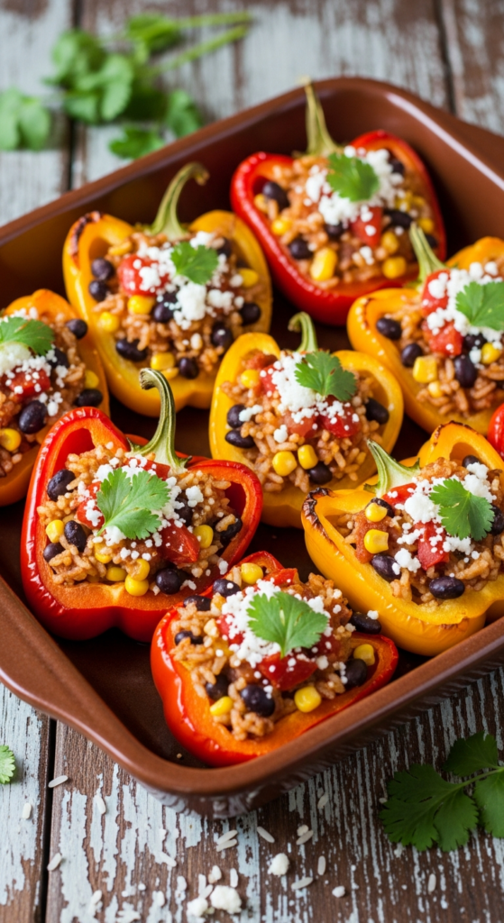  Mexican-Inspired Stuffed Peppers