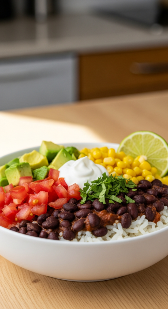 Mexican Bean and Rice Bowls