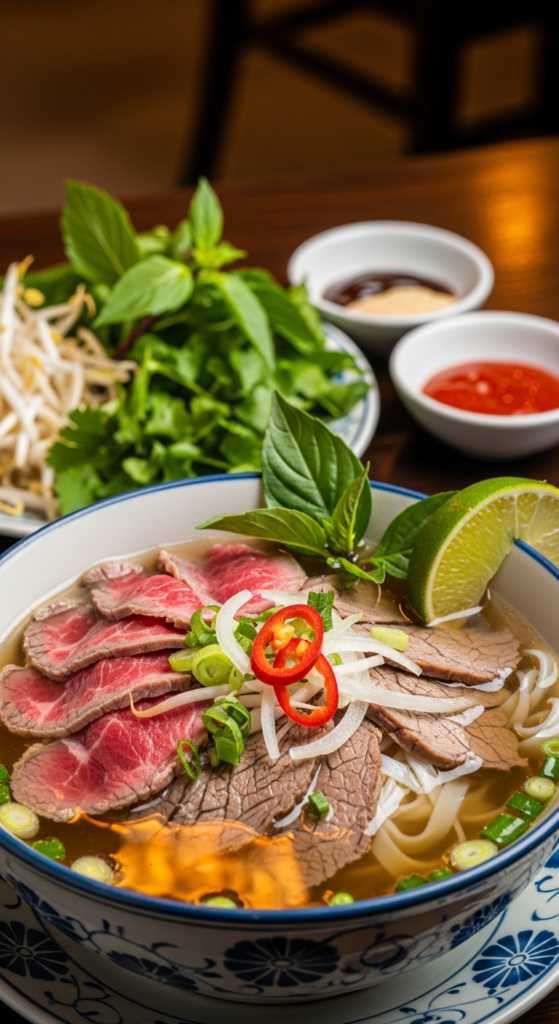 Vietnamese Pho Noodle Bowl
