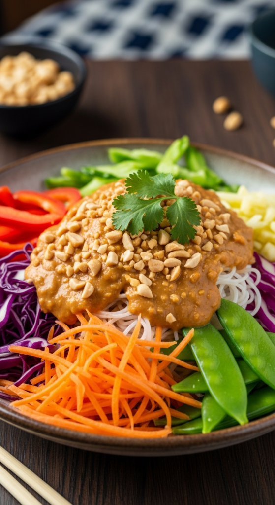 Thai Peanut Noodle Bowl