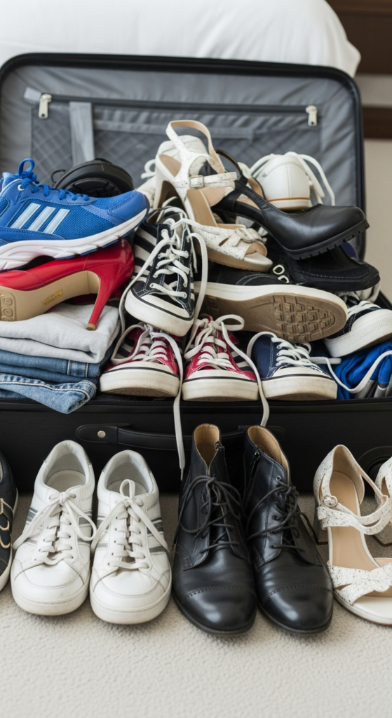 Packing Too Many Shoes
