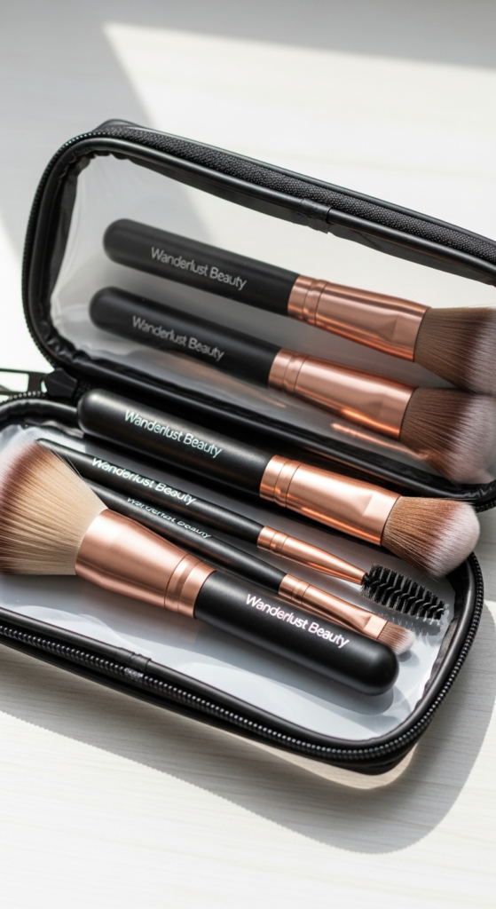 Compact Makeup Brushes or Dual-Ended Tool