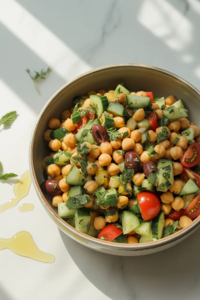 Mediterranean Chickpea Salad