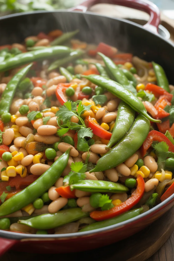 Budget-Friendly Bean and Veggie Stir Fry